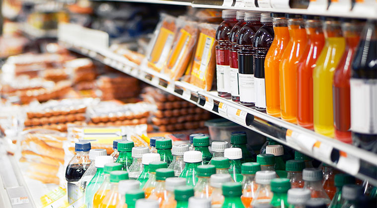 瓶裝果汁金檢重檢一體機案例